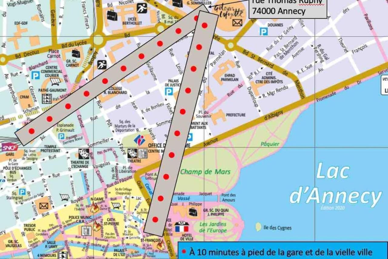 Annecy Center 2 Steps From The Lake Cozy And Renovated! מראה חיצוני תמונה